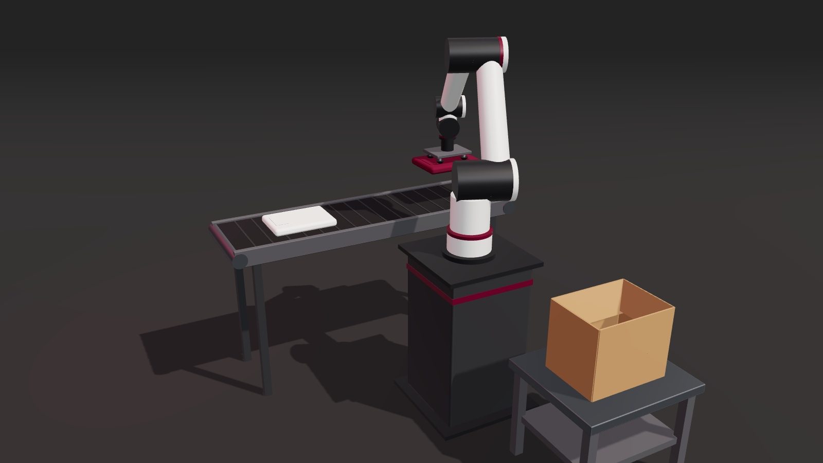 Robot cell for packing
