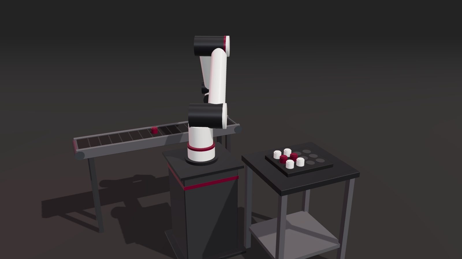 Robot cell for pick and place